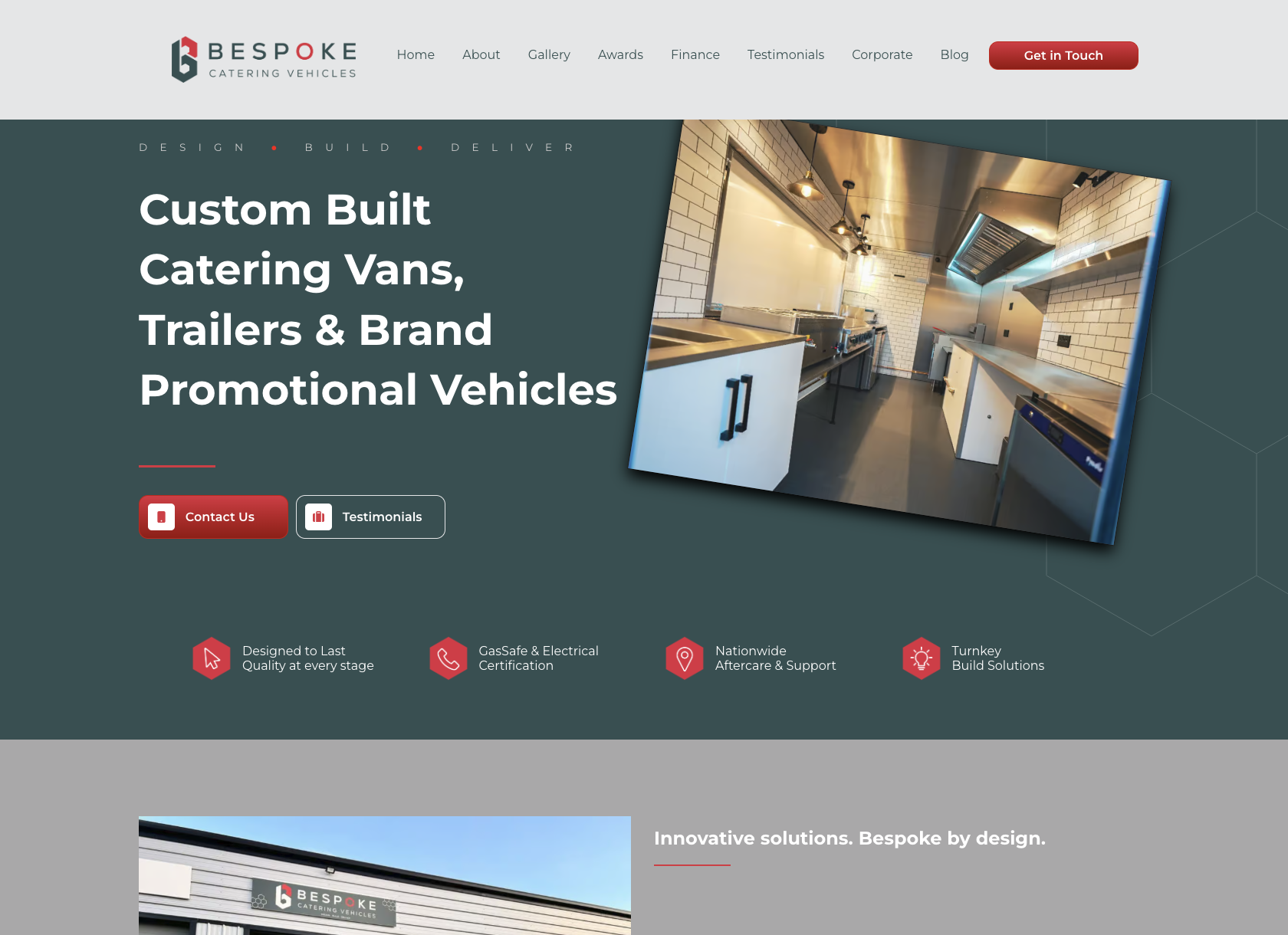 Bespoke Catering Vehicles project
